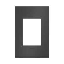 Load image into Gallery viewer, adorne® Cast Metals PLUS 1-Gang Wall Plate in Satin Black.

