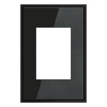 Load image into Gallery viewer, adorne® Cast Metals Wall Plate in Black Nickel (1-Gang-Plus).
