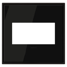 Load image into Gallery viewer, adorne® Cast Metals Wall Plate in Black Nickel (2-Gang).

