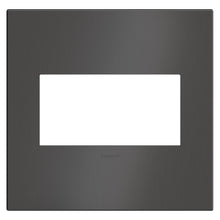 Load image into Gallery viewer, adorne® Cast Metals Wall Plate in Brushed Black Nickel (2-Gang).
