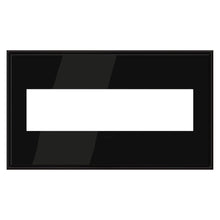 Load image into Gallery viewer, adorne® Cast Metals Wall Plate in Black Nickel (4-Gang).
