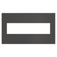 Load image into Gallery viewer, adorne® Cast Metals Wall Plate in Brushed Black Nickel (4-Gang).
