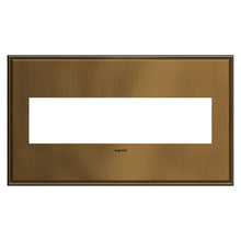 Load image into Gallery viewer, adorne® Cast Metals Wall Plate in Coffee (4-Gang).

