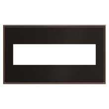 Load image into Gallery viewer, adorne® Cast Metals Wall Plate in Oil Rubbed Bronze (4-Gang).
