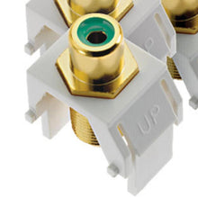 Load image into Gallery viewer, adorne® Component Video RCA to F Kit in Detail.
