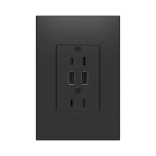 Load image into Gallery viewer, adorne® Dual USB Plus-Size Outlet Combo in Detail.
