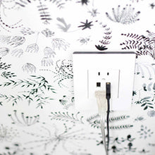 Load image into Gallery viewer, adorne® Dual USB Plus-Size Outlet Combo in Detail.
