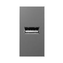 Load image into Gallery viewer, adorne® Half-Size Outlet in Magnesium.
