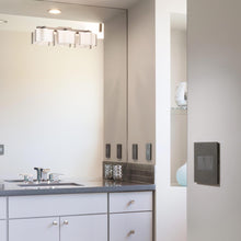 Load image into Gallery viewer, adorne® Hubbardton Forge Wall Plates in bathroom.
