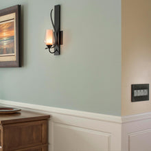 Load image into Gallery viewer, adorne® Hubbardton Forge Wall Plates in living room.
