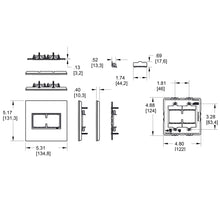 Load image into Gallery viewer, adorne® Hubbardton Forge Wall Plates - line drawing.
