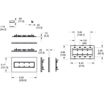 Load image into Gallery viewer, adorne® Hubbardton Forge Wall Plates - line drawing.
