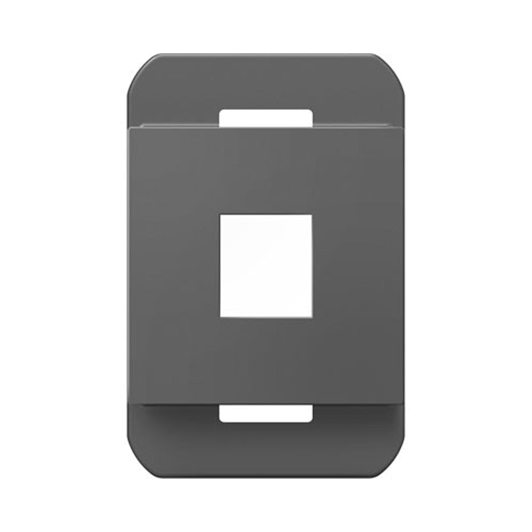 adorne® Keystone Frame in Magnesium (1-Port-Frame).