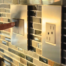 Load image into Gallery viewer, adorne® Paddle 20A Switch in bathroom.
