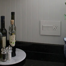 Load image into Gallery viewer, adorne® Paddle 20A Switch in living room.
