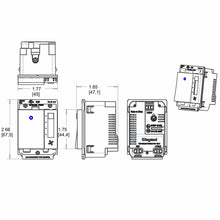 Load image into Gallery viewer, adorne® Paddle Fan Speed Control - line drawing.
