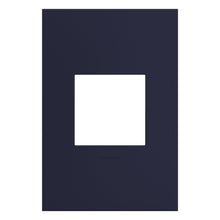 Load image into Gallery viewer, adorne® Plastics Wall Plate in Bleu Noir (1-Gang).
