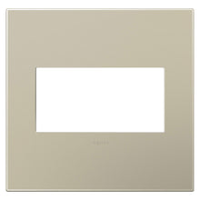 Load image into Gallery viewer, adorne® Plastics Wall Plate in Satin Light Almond (2-Gang).
