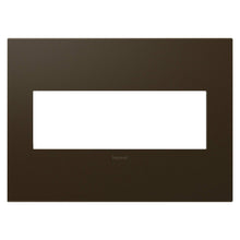 Load image into Gallery viewer, adorne® Plastics Wall Plate in Bleu Noir (3-Gang).
