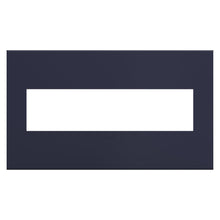 Load image into Gallery viewer, adorne® Plastics Wall Plate in Black Ink (4-Gang).
