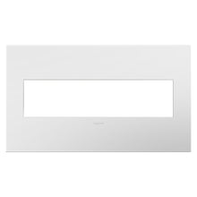 Load image into Gallery viewer, adorne® Plastics Wall Plate in Gloss White (4-Gang).
