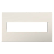 Load image into Gallery viewer, adorne® Plastics Wall Plate in Powder White (4-Gang).
