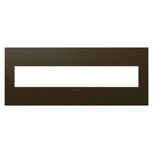 Load image into Gallery viewer, adorne® Plastics Wall Plate in Bleu Noir (6-Gang).
