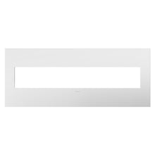 Load image into Gallery viewer, adorne® Plastics Wall Plate in Powder White (6-Gang).
