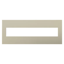 Load image into Gallery viewer, adorne® Plastics Wall Plate in Titanium (6-Gang).
