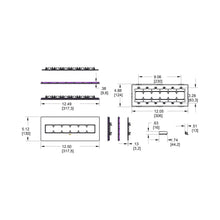 Load image into Gallery viewer, adorne® Plastics Wall Plate - line drawing.
