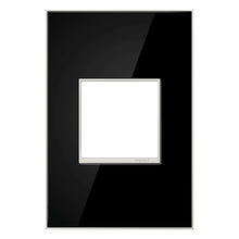 Load image into Gallery viewer, adorne® Real Materials Wall Plate in Mirror Black (1-Gang).
