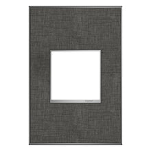 Load image into Gallery viewer, adorne® Real Materials Wall Plate in Slate Linen (1-Gang).
