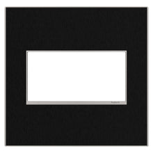 Load image into Gallery viewer, adorne® Real Materials Wall Plate in Black Stainless (2-Gang).
