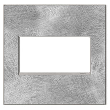 Load image into Gallery viewer, adorne® Real Materials Wall Plate in Spiraled Stainless (2-Gang).
