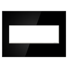 Load image into Gallery viewer, adorne® Real Materials Wall Plate in Mirror White/White (3-Gang).
