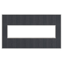Load image into Gallery viewer, adorne® Real Materials Wall Plate in Rustic Grey (4-Gang).
