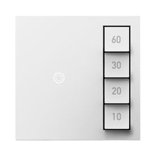 Load image into Gallery viewer, adorne® SensaSwitch Timer in White.
