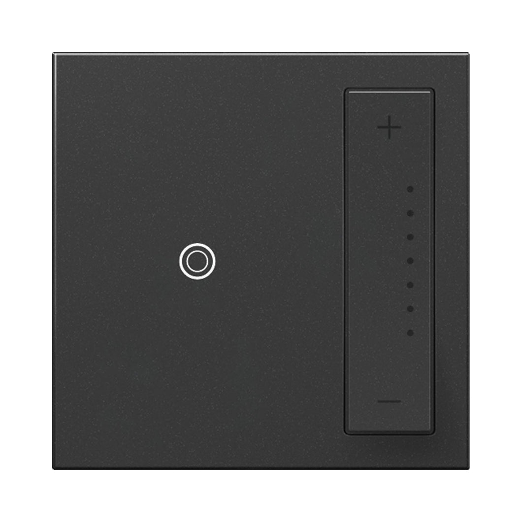 adorne® sofTap Tru-Universal Dimmer in Magnesium.