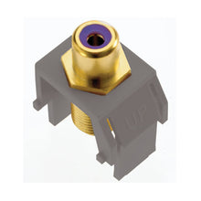 Load image into Gallery viewer, adorne® Subwoofer RCA to F-Connector in Magnesium.
