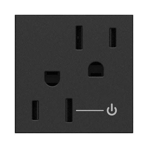 adorne® Tamper-Resistant Half Controlled Outlet.