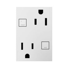 Load image into Gallery viewer, adorne® Tamper-Resistant PLUS GFCI in White.
