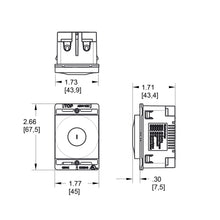 Load image into Gallery viewer, adorne® Wave Switch - line drawing
