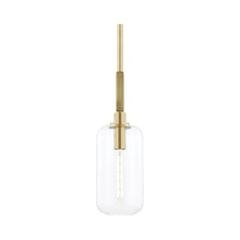 Load image into Gallery viewer, Lenox Hill Pendant Light in Aged Brass.
