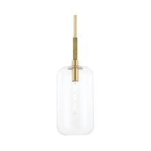Load image into Gallery viewer, Lenox Hill Pendant Light Large/Aged Brass.

