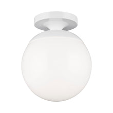 Load image into Gallery viewer, Leo Ceiling / Wall Light in Smooth White/White.
