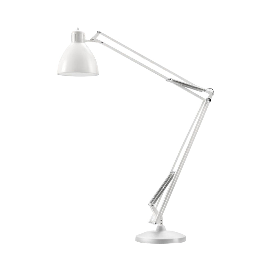 JJ Big LED Outdoor Floor Lamp in White.