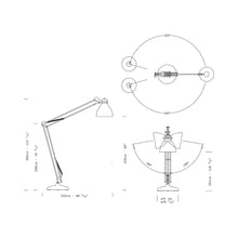 Load image into Gallery viewer, JJ Great LED Floor Lamp - line drawing.
