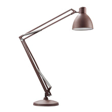 Load image into Gallery viewer, JJ Great LED Outdoor Floor Lamp in Rust Brown.
