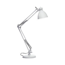 Load image into Gallery viewer, JJ LED Table Lamp in White/White.
