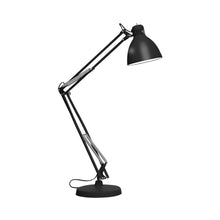 Load image into Gallery viewer, JJ LED Table Lamp in Black/Black.

